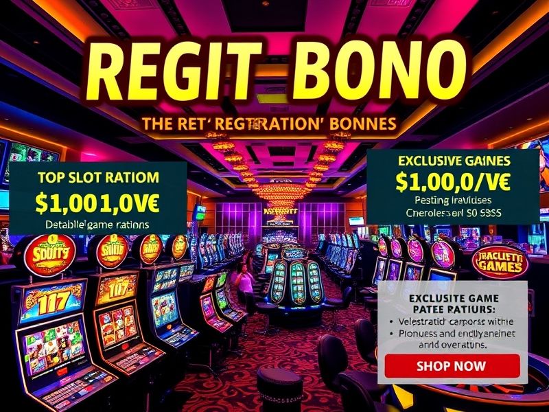 Discover top registration bonus casino offers, no deposit promotions, and expert guides to maximize your gambling experience with new player incentives.